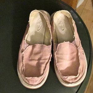Blush pink sanuk size 39 / 8 or 9